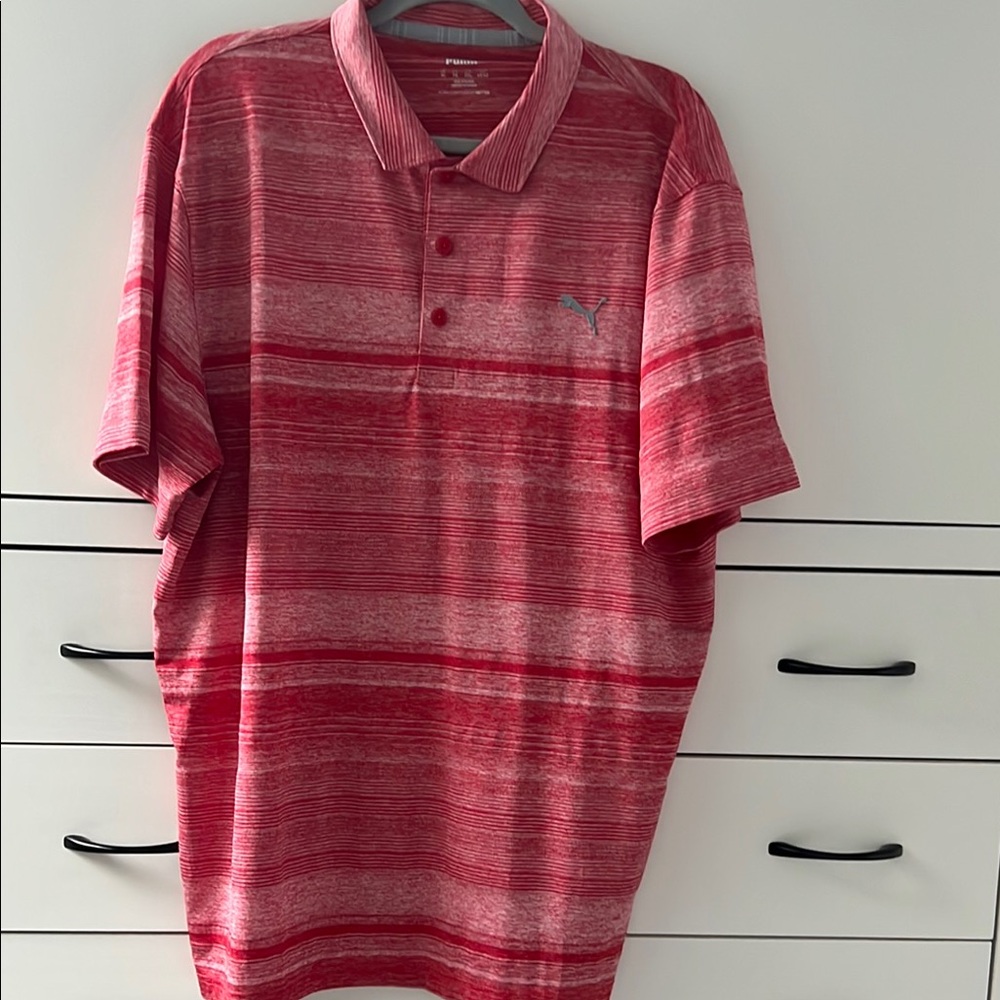Puma Red Polo Shirt Casual Wear